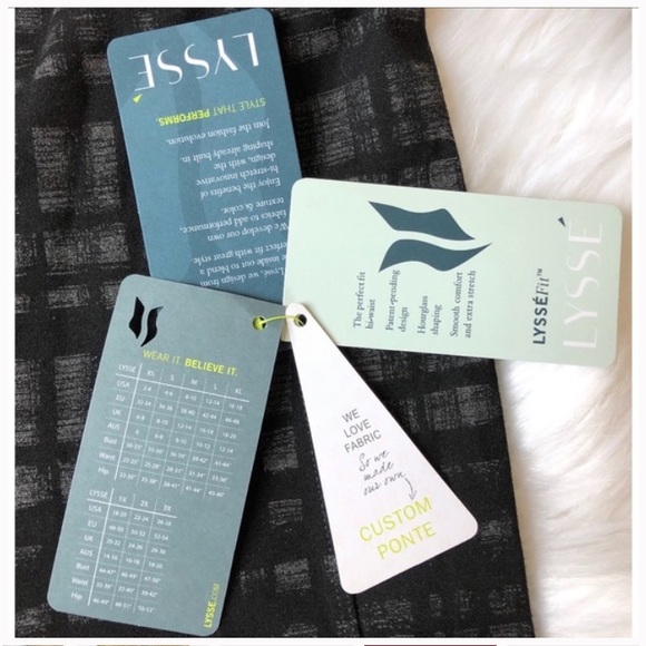 Lysse High Waist Plaid Print Leggings size Medium - Picture 6 of 7